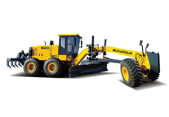 PY350T Motor Grader Equipment Funzionamento regolare con motore Cummins